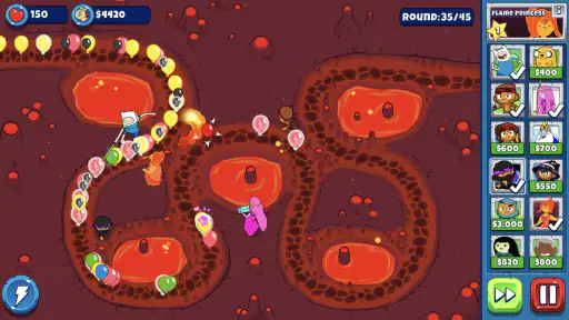 Bloons Adventure Time TD screenshot