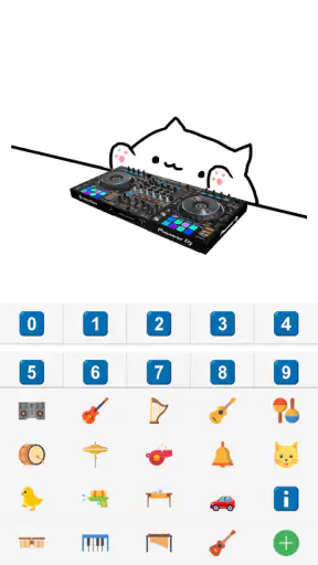 Bongo Cat: Musical Instruments screenshot