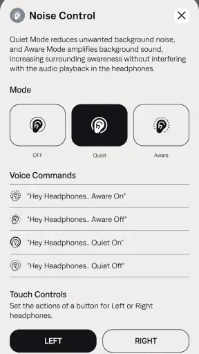 Bose QC Earbuds screenshot