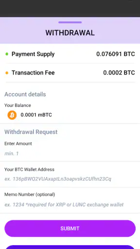 BTC Miner Plus + ALT Coin screenshot
