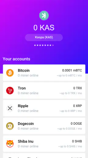 BTC Miner Plus + ALT Coin screenshot