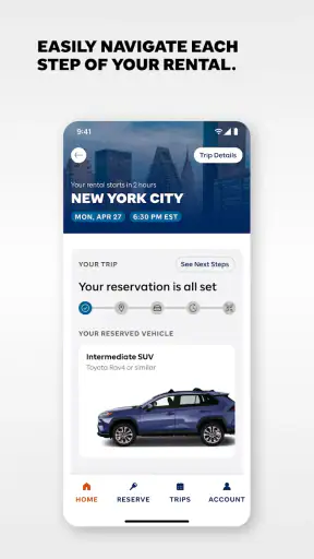 Budget Car Rental screenshot