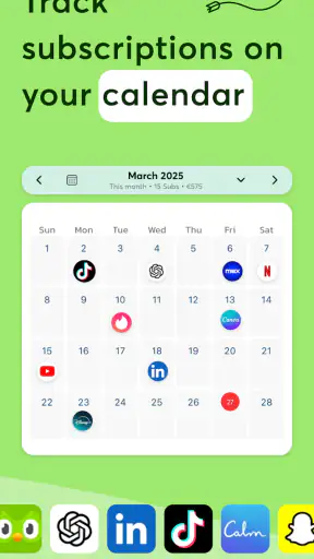 Cancel Subscriptions - Subee screenshot