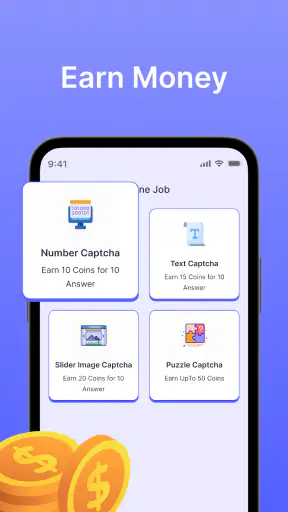 Captcha Entry: Typing Job work screenshot
