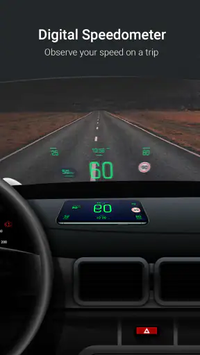 Car Dashboard Speedometer HUD screenshot