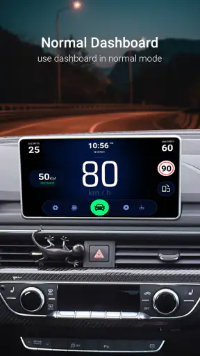 Car Dashboard Speedometer HUD screenshot