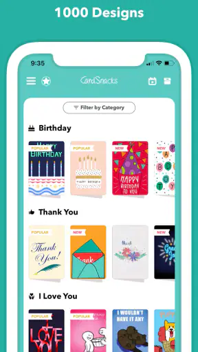 CardSnacks: ecards, gift cards screenshot