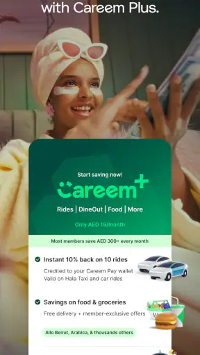 Careem: Taxi, Food & Delivery screenshot
