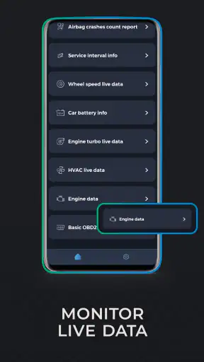 Carista OBD2 screenshot