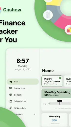 Cashew—Expense Budget Tracker screenshot