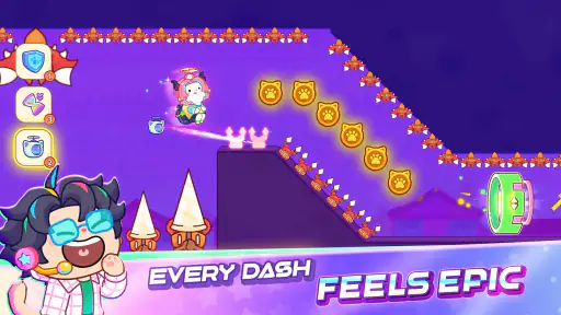Cat Dash: Cute Cat Music Game screenshot