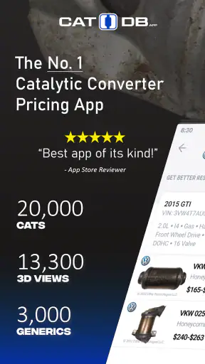 Cat DB - Catalytic Converters screenshot