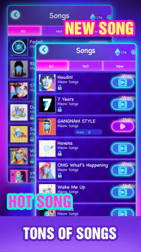 Cat Hop - Dancing Music Games screenshot