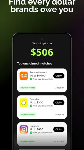 Catch: Class Action Finder screenshot