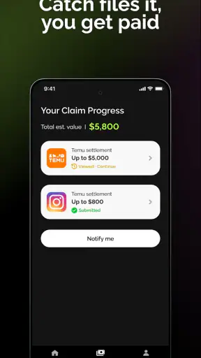 Catch: Class Action Finder screenshot