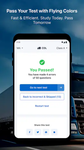 CDL Practice Written Test screenshot