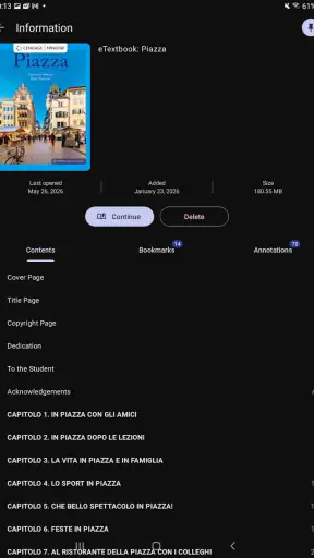 Cengage Read screenshot