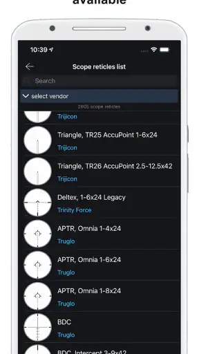 Chairgun Elite Ballistic Tool screenshot