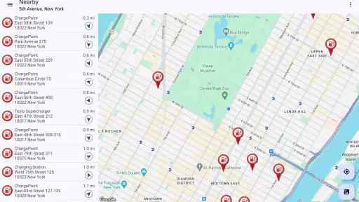 Charging Station Locator screenshot