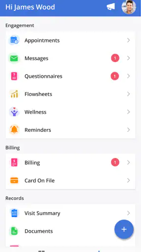 Charm mPHR screenshot