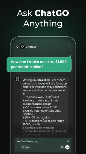 ChatGO: AI Chatbot Assistant screenshot