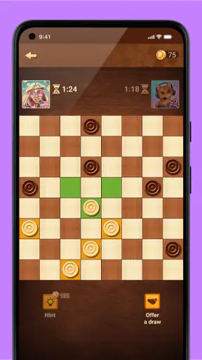 Checkers Online screenshot