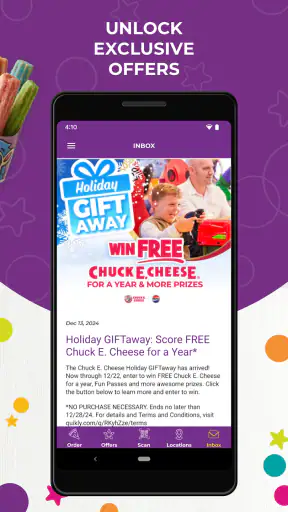 Chuck E. Cheese Fun Pass screenshot