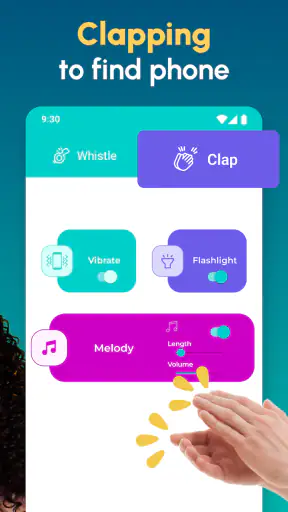 Clap to Find My Phone: Whistle screenshot