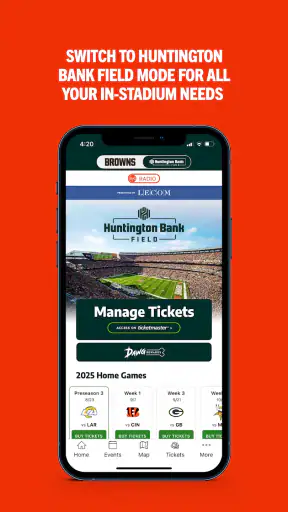 Cleveland Browns screenshot