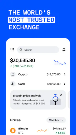 Coinbase: Buy Crypto & Stocks screenshot