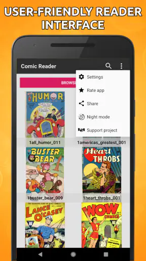 Comic Book Reader (cbz/cbr) screenshot