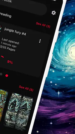 Comic Reader CBR, CBZ & PDF screenshot