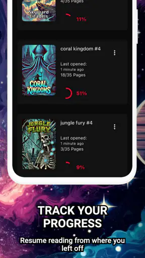 Comic Reader CBR, CBZ & PDF screenshot