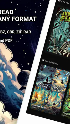 Comic Reader CBR, CBZ & PDF screenshot