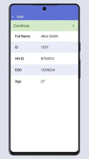 CommCare screenshot