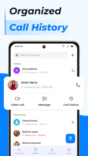 Contacts screenshot