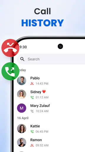 Contacts: Phone Calls, Dialer screenshot