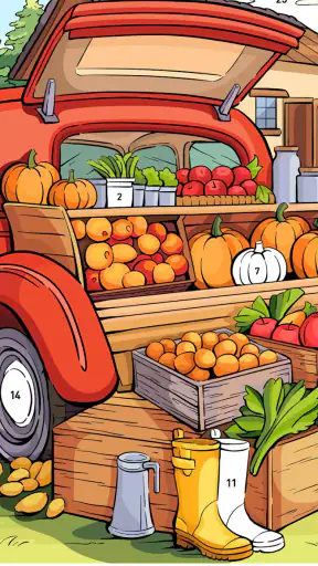 Country Farm Coloring Book screenshot