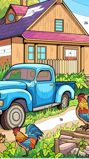 Country Farm Coloring Book screenshot