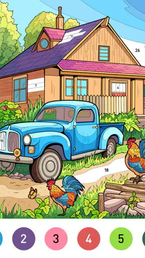 Country Farm Coloring Book screenshot