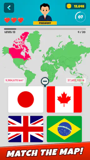 Country Flags 2: Geo Quiz screenshot