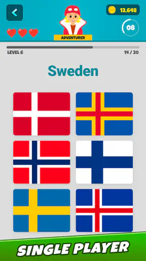 Country Flags 2: Geo Quiz screenshot