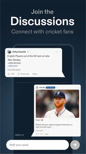CREX - Just Cricket screenshot