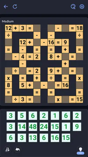 Crossmath® - Math Puzzle Games screenshot