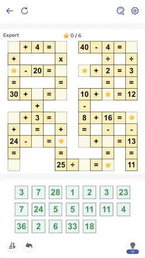 Crossmath® - Math Puzzle Games screenshot