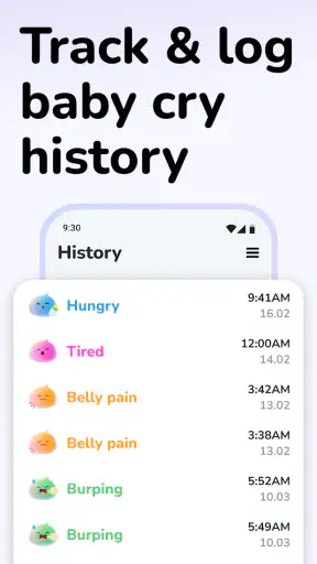 Cry Analyzer AI Baby Assistant screenshot