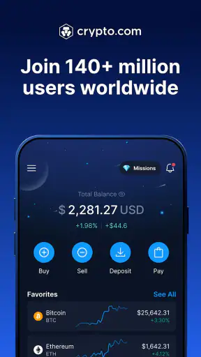 Crypto.com: Buy BTC, ETH & CRO screenshot
