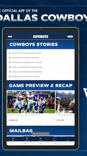 Dallas Cowboys screenshot