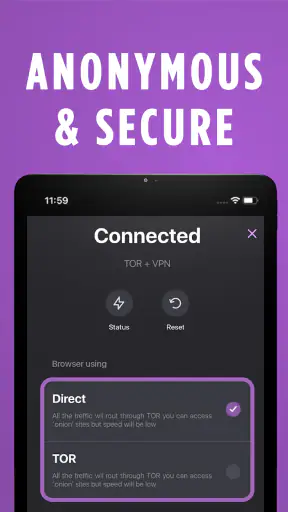 Dark Web Browser : OrNET screenshot