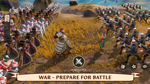 Dawn of Ages: total war battle screenshot